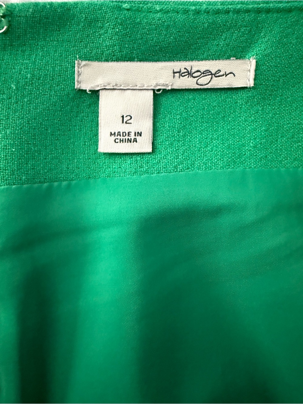 Halogen Green Pencil Skirt Size 12 - Picture 6 of 9